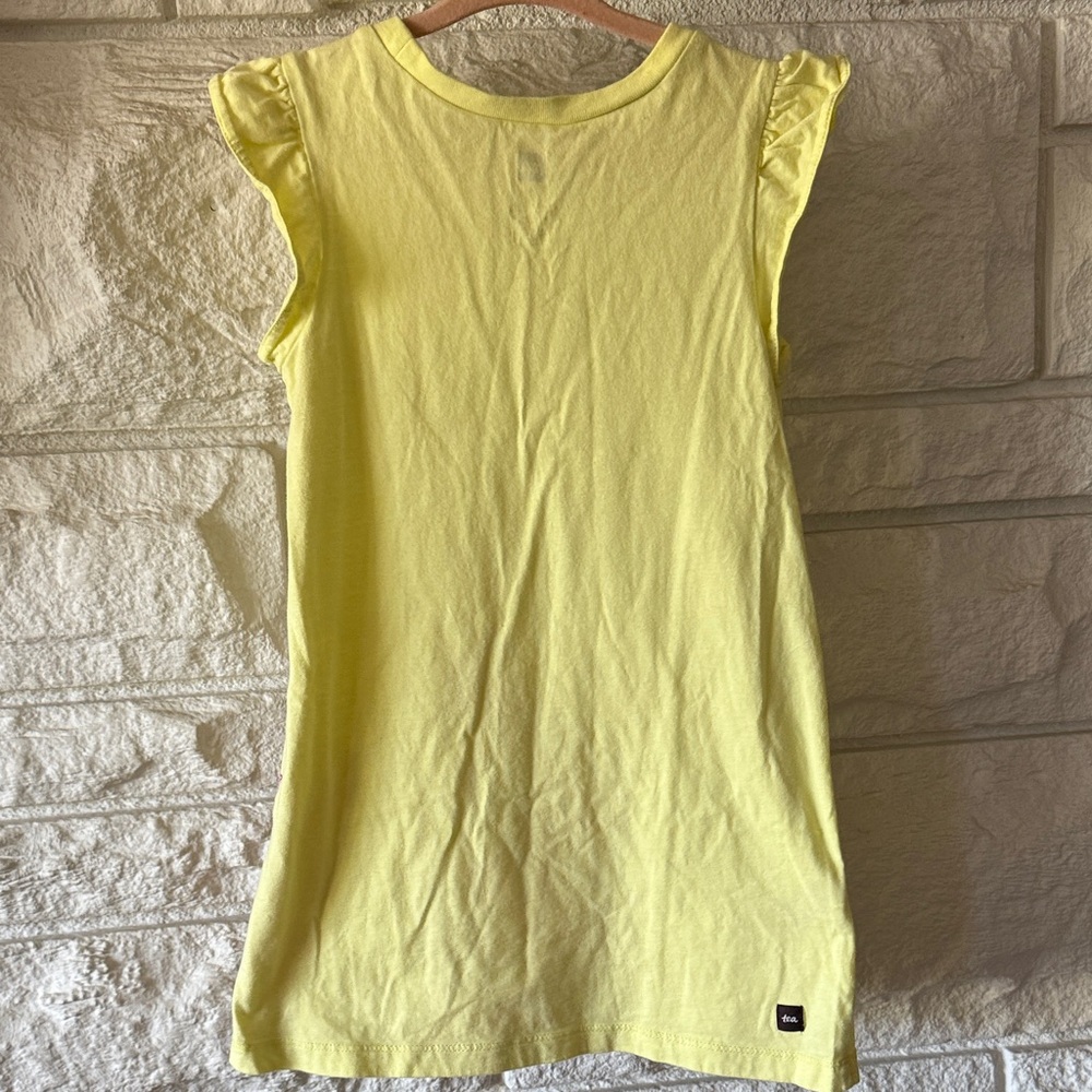 💛Tea Collection Yellow Dress -Size 4 - Picture 6 of 7